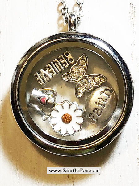 Believe Charm Locket