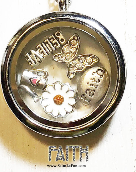 Faith Charm Locket