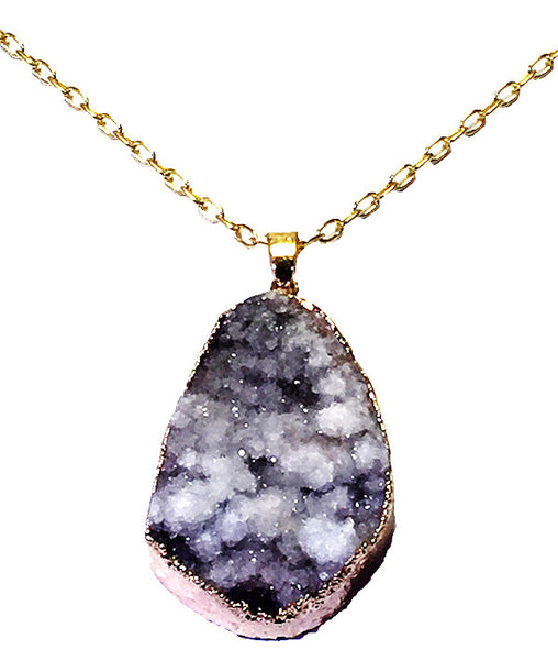 Cloud Druzy Necklaces