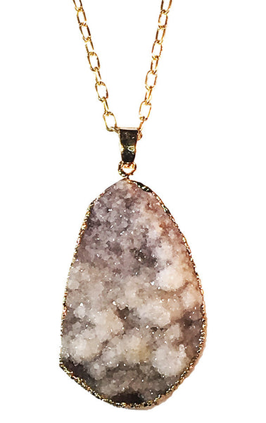 Cloud Druzy Necklaces