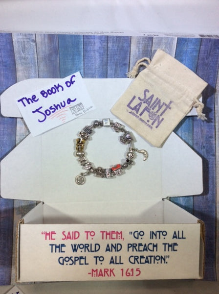 The Book of Joshua Charm Bracelet