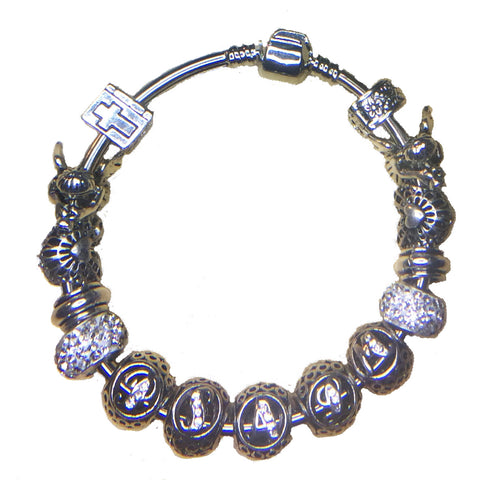 The Book of Psalms Charm Bracelet  - Christian Jewelry