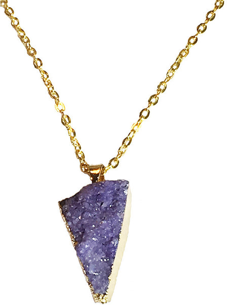 Prism Druzy Necklace