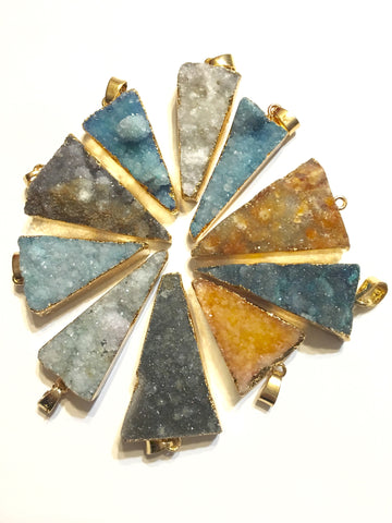 Prism Druzy Necklace