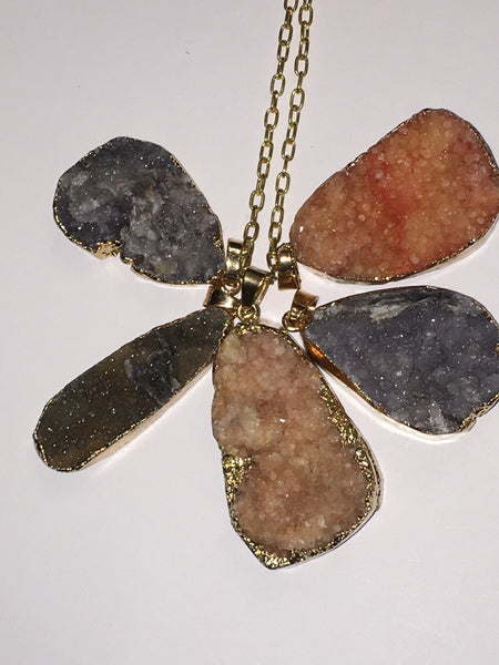 Cloud Druzy Necklaces