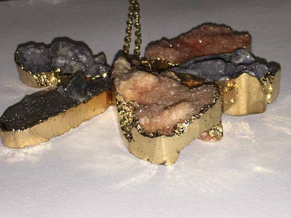 Cloud Druzy Necklaces