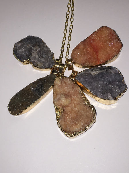 Cloud Druzy Necklaces