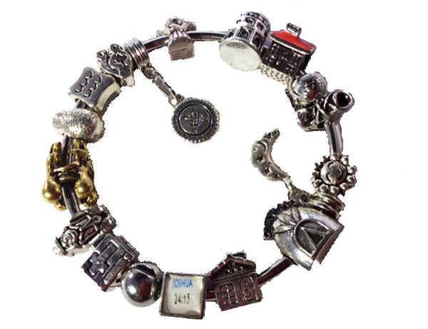 The Book of Joshua Charm Bracelet
