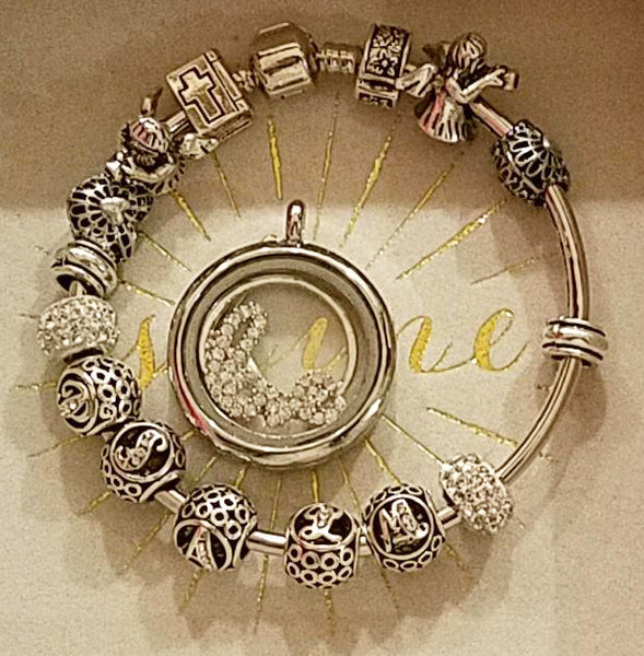 The Book of Psalms Charm Bracelet  - Christian Jewelry